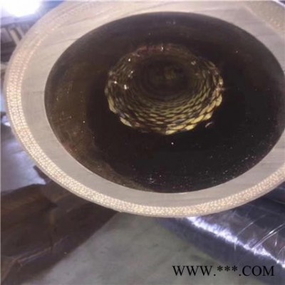 內襯陶瓷膠管批發耐磨陶瓷橡膠管鋼廠專用噴煤管景旺陶瓷耐磨橡膠