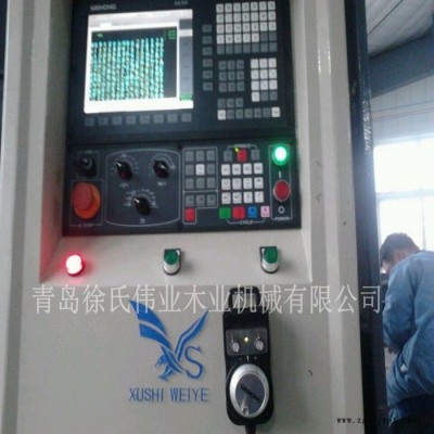 直銷櫥柜門加工中心，木工家具加工中心，高效率全自動真空吸塑機