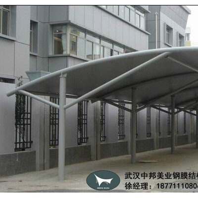 武漢中邦美業鋼膜結構工程有限公司Q235B鋼材、PVDF膜材、PTFE膜材 鋼結構施工