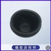 加工橡膠配件 橡膠密封圈帶孔橡膠護(hù)帽 非標(biāo)定制橡膠異形件