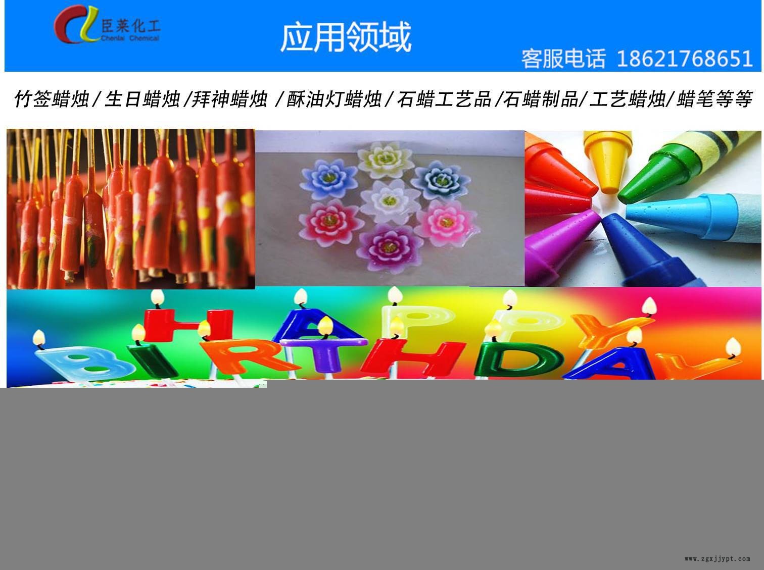蠟燭應用領域