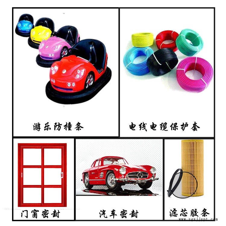工廠專業定制各種異形橡膠密封條 防撞防風隔音密封 epdm擠出條示例圖4