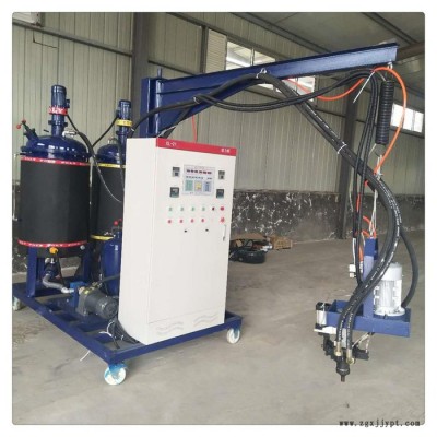 聚氨酯實心輪胎生產設備 PU微孔彈性體輪胎澆注機 PU低壓發泡機