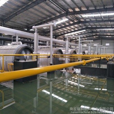 瑞科RK-P10半連續式廢舊輪胎塑料提煉柴汽油設備 廢舊輪胎煉油設備 提煉鋼絲炭黑 廢塑料煉油設備 廢輪胎煉油