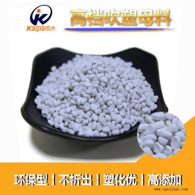 吹塑填充母料，凱杰塑料選用高目數，白度白的無機粉體