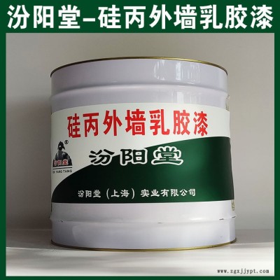 硅丙外墻乳膠漆，汾陽堂，硅丙外墻乳膠漆，耐久性好，與后道漆附著好！