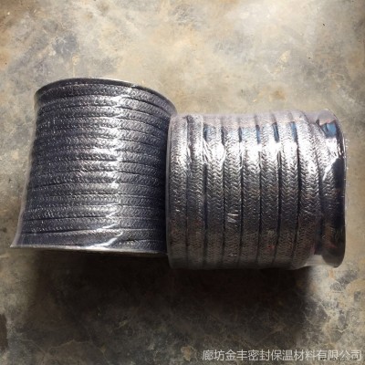 營口市高強石墨盤根 編織石墨密封圈 石墨填料 石墨盤根 任意規格都可加工金豐牌