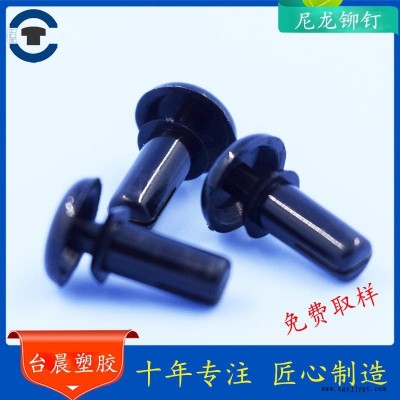 東莞臺(tái)晨 尼龍鉚釘 國內(nèi)外知名公司供應(yīng)商 塑膠鉚釘 R型鉚釘  PA66材質(zhì) 十年專業(yè)生產(chǎn)高品質(zhì)