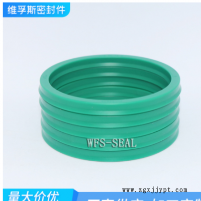 供應多規格軸孔通用密封圈綠色聚氨酯工業油封密封件注塑機油封