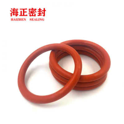環保紅色硅膠圈 食品級紅硅密封圈 硅膠防水圈出口歐盟 進口料